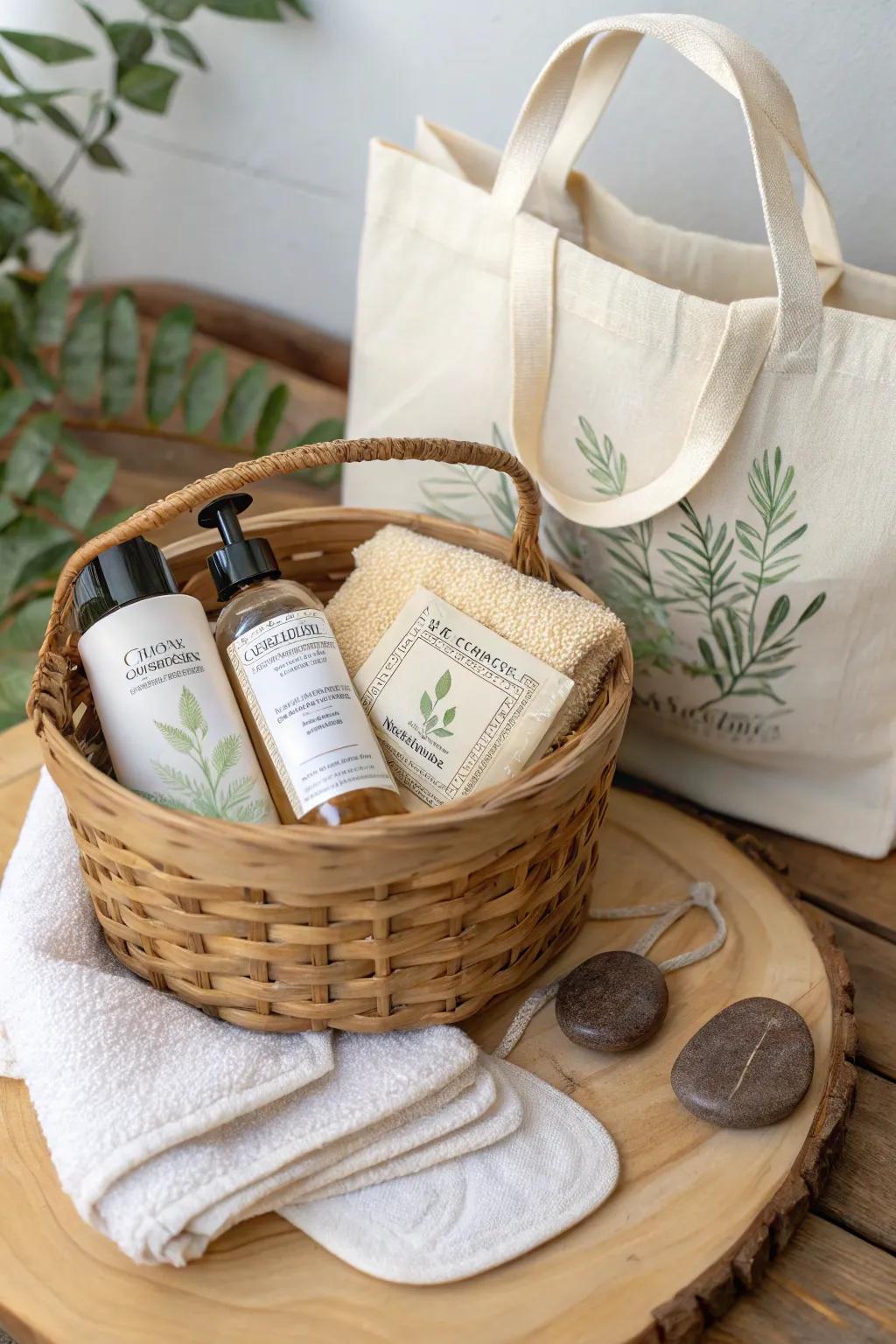 Green Serenity: Sustainable pampering with flair.