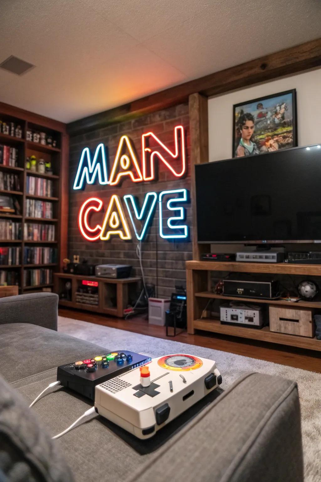 Unique neon art lights up your space with personality.