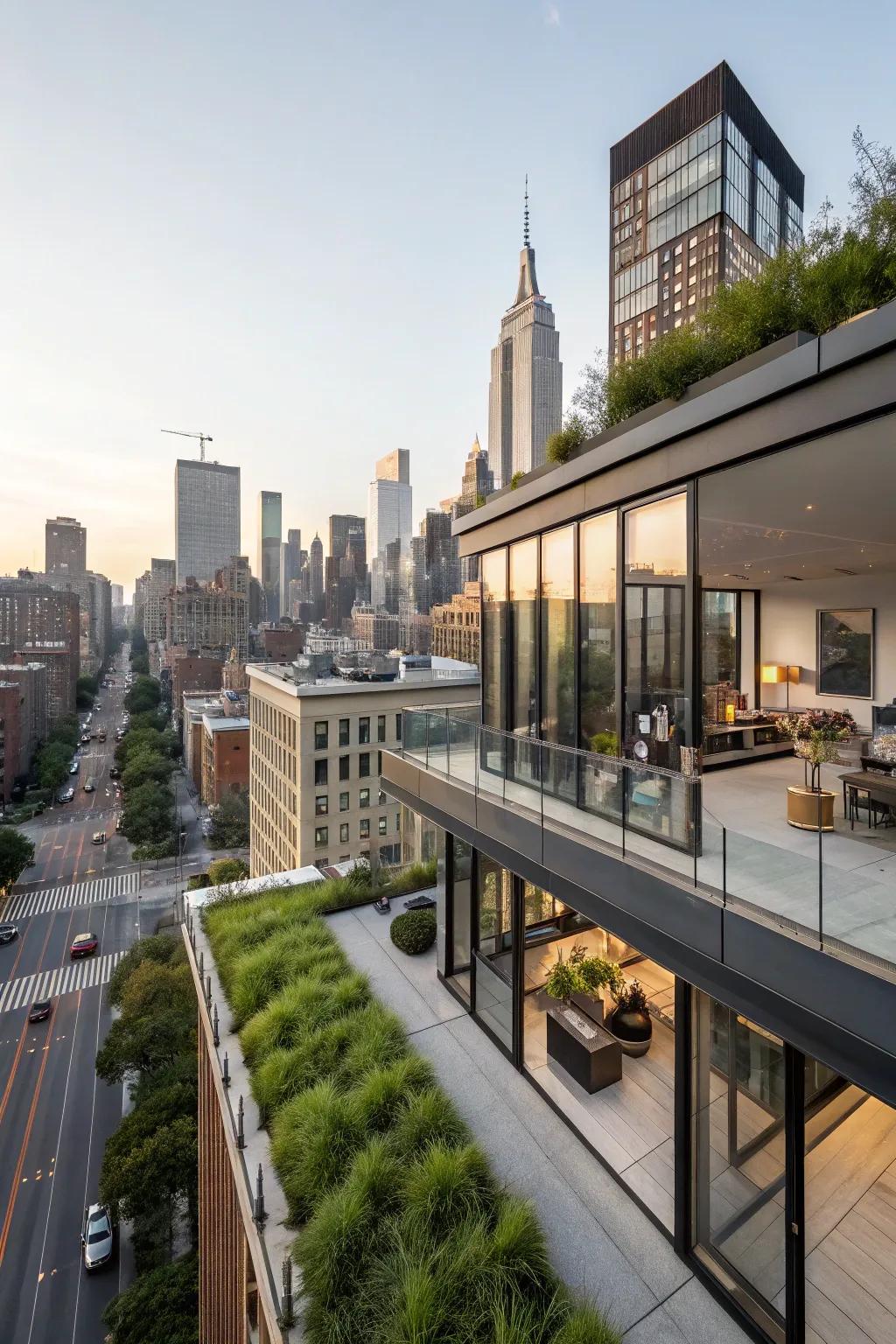 Enjoy a better lifestyle by having terraces on roofs.