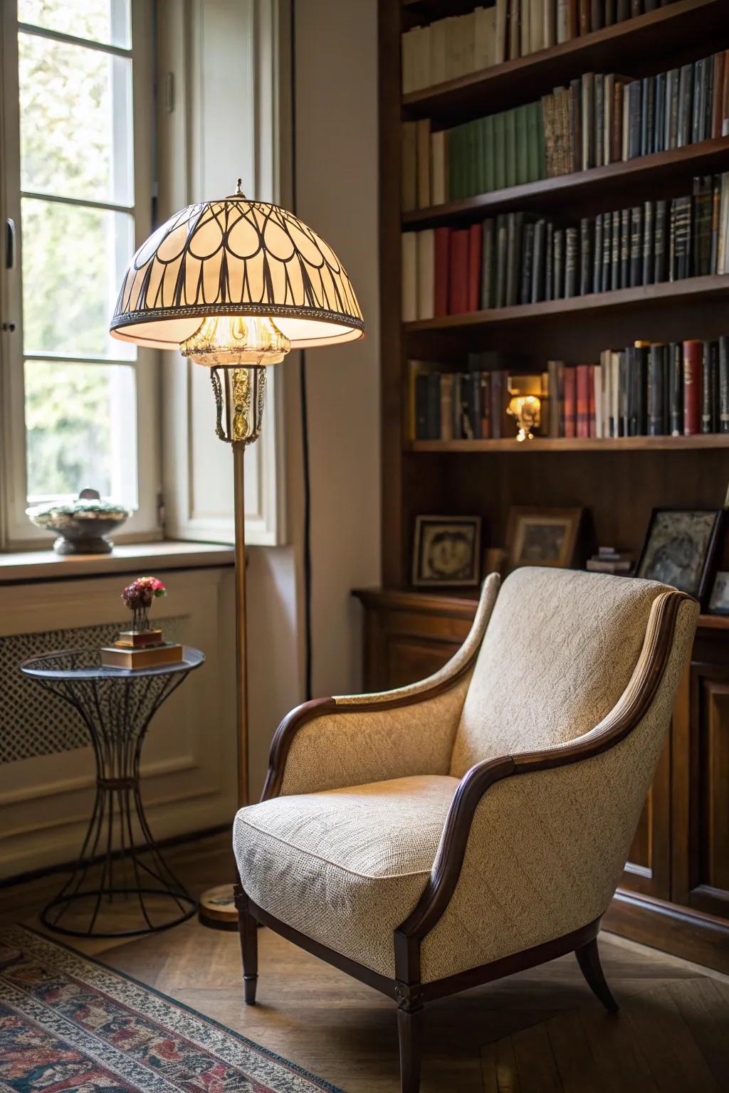 A study room with character.