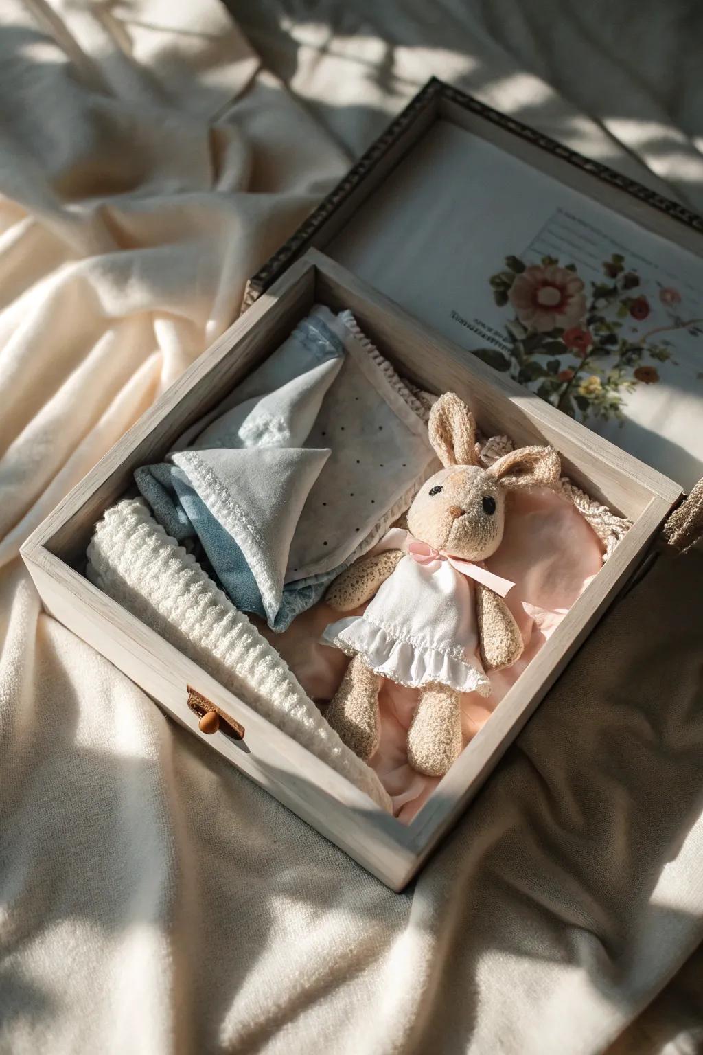 A beloved plushie, full of early adventures.