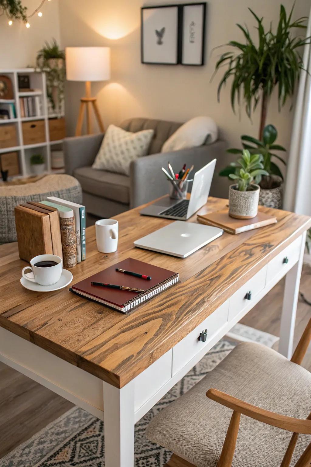 Make your own perfect workspace with a DIY desk.