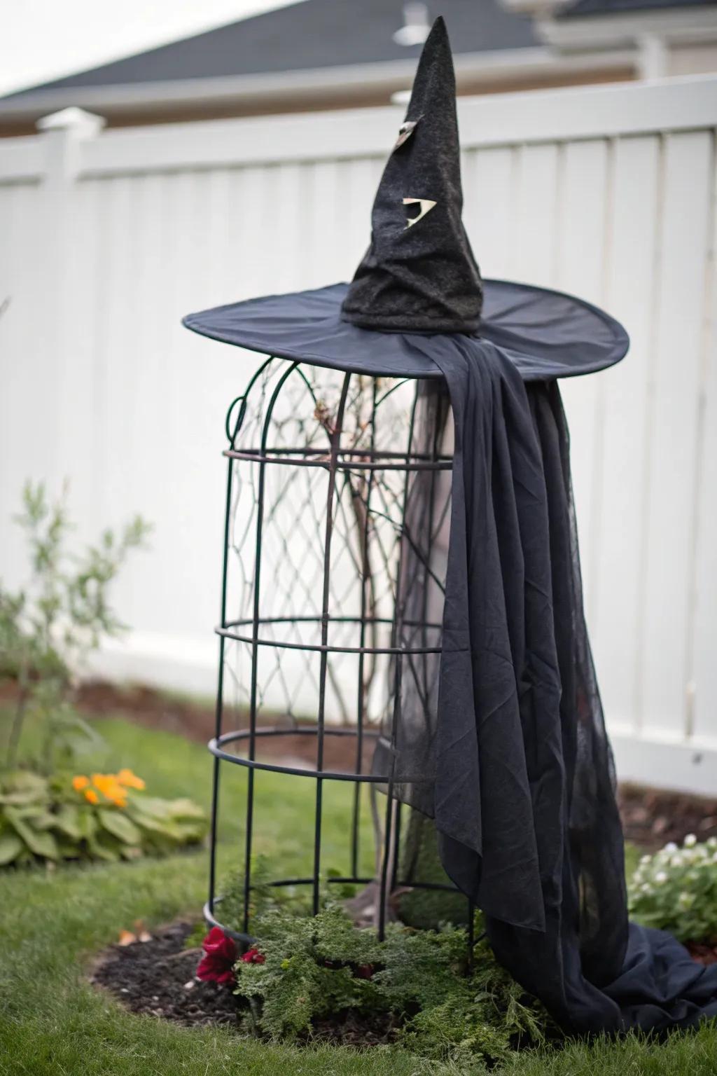 An enchanting headwear stand that's simple yet stunning.