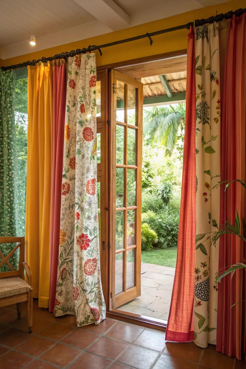 Mixing patterns and solids keeps your decor dynamic and engaging.