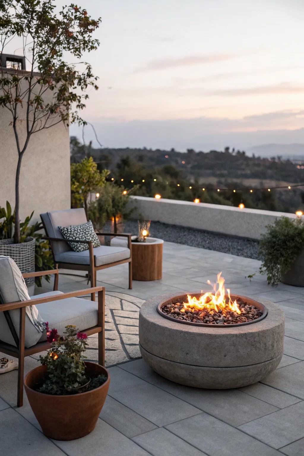 Eco-friendly fire pits combine sustainability with style.