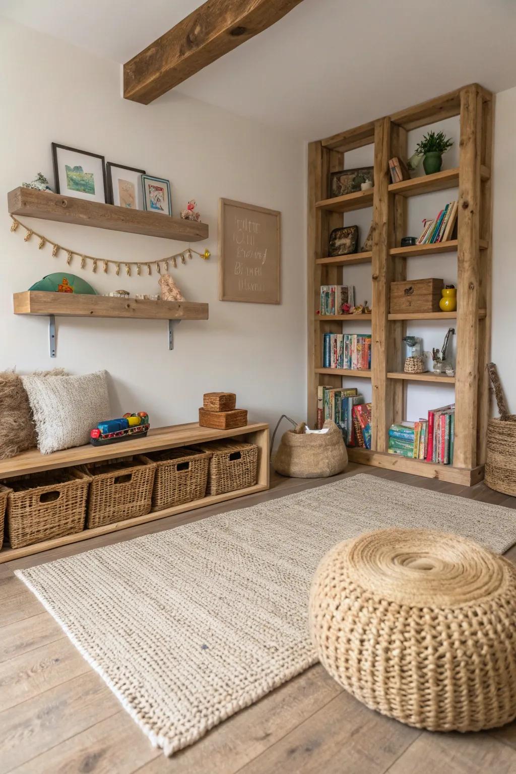 Sustainable features inject aesthetic and impart lessons concerning sustainability.