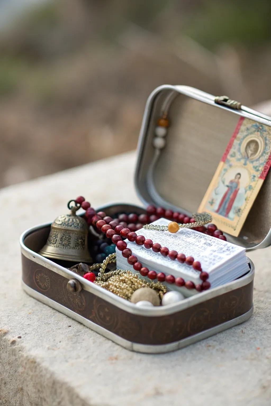 Take your prayer practice on the go with a compact prayer collection.