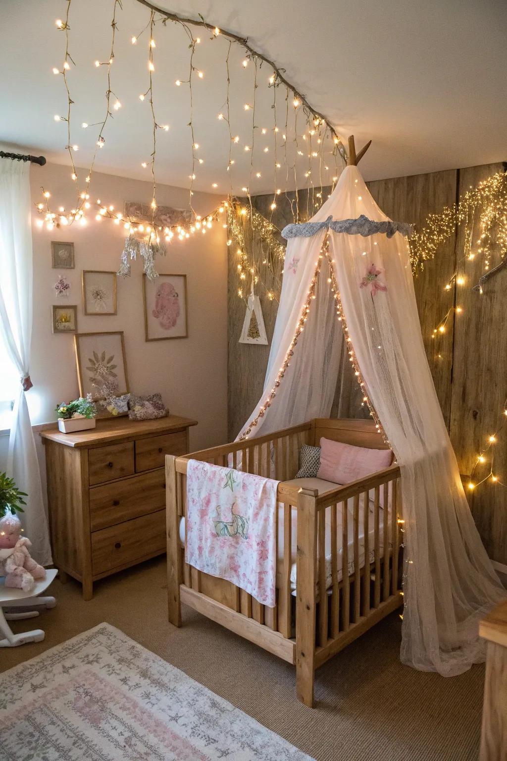 Whimsical features cultivate a magical atmosphere.