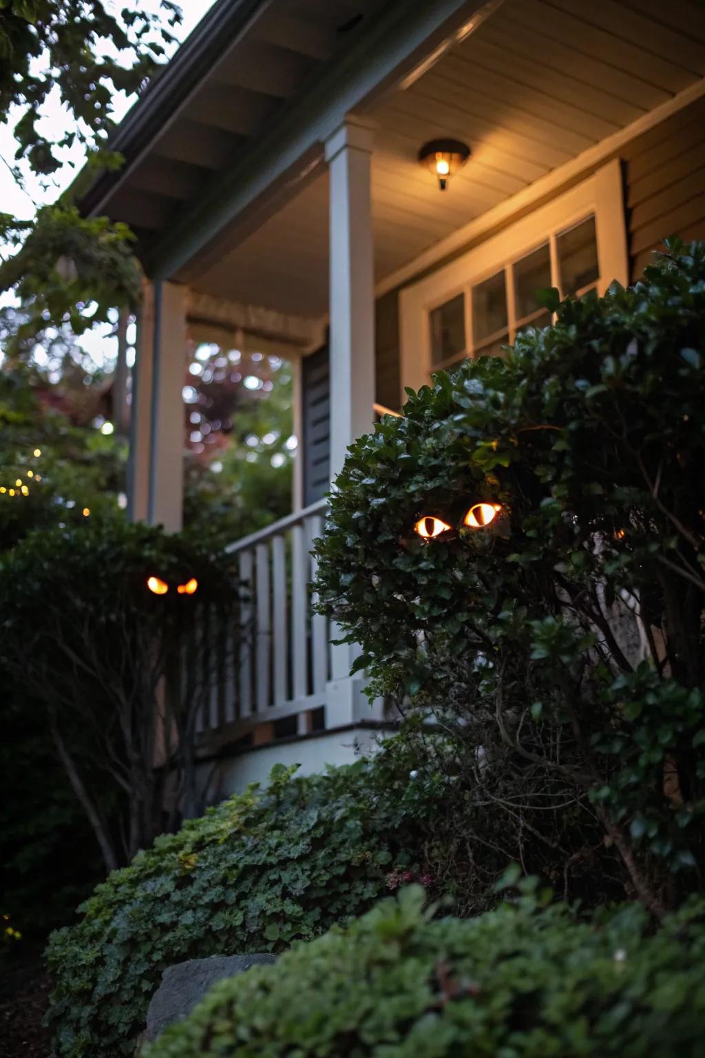Drifting orbs in the shadows keep the spook factor high.
