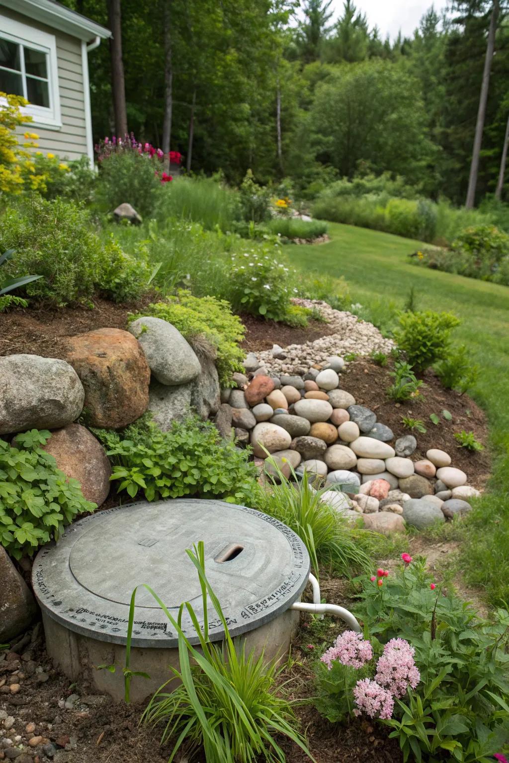 Stone gardens deliver flexible, natural concealment.