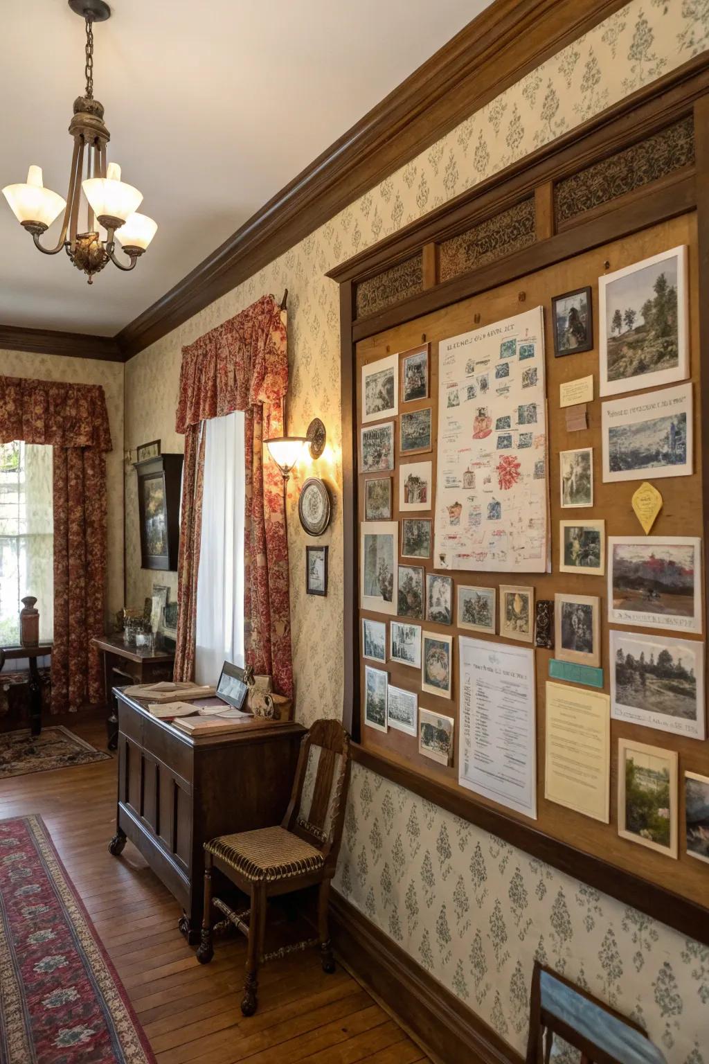 Travel back in time by using vintage beadboard décor.