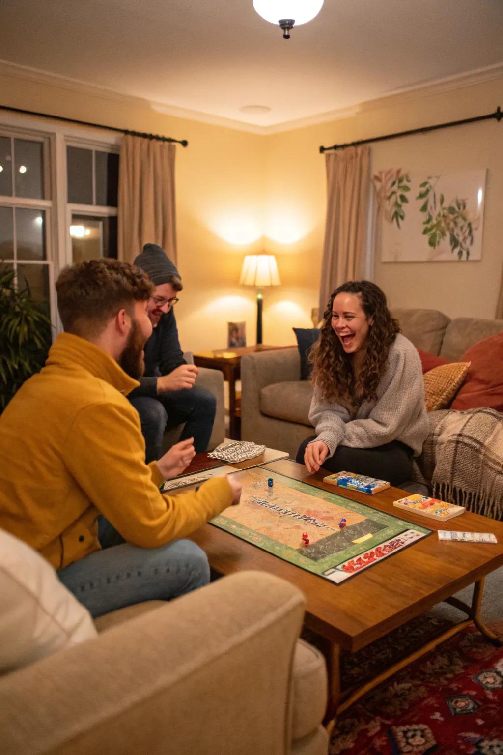 Participate in a friendly board game tournament for unending enjoyment.