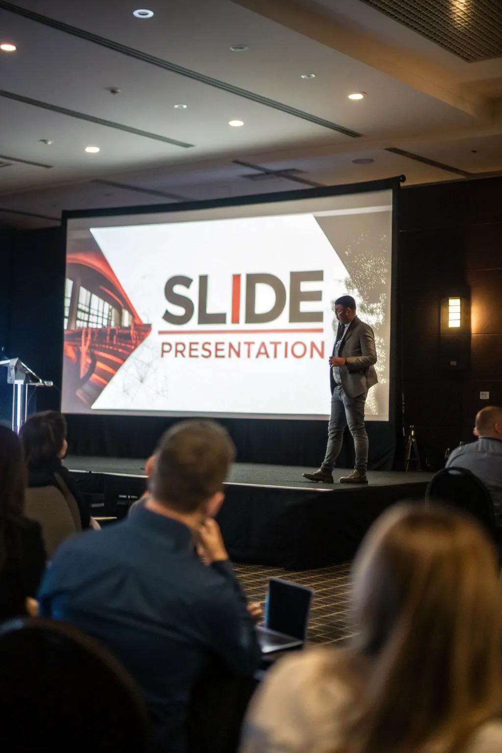 Slides with high-difference design for enhanced readability.