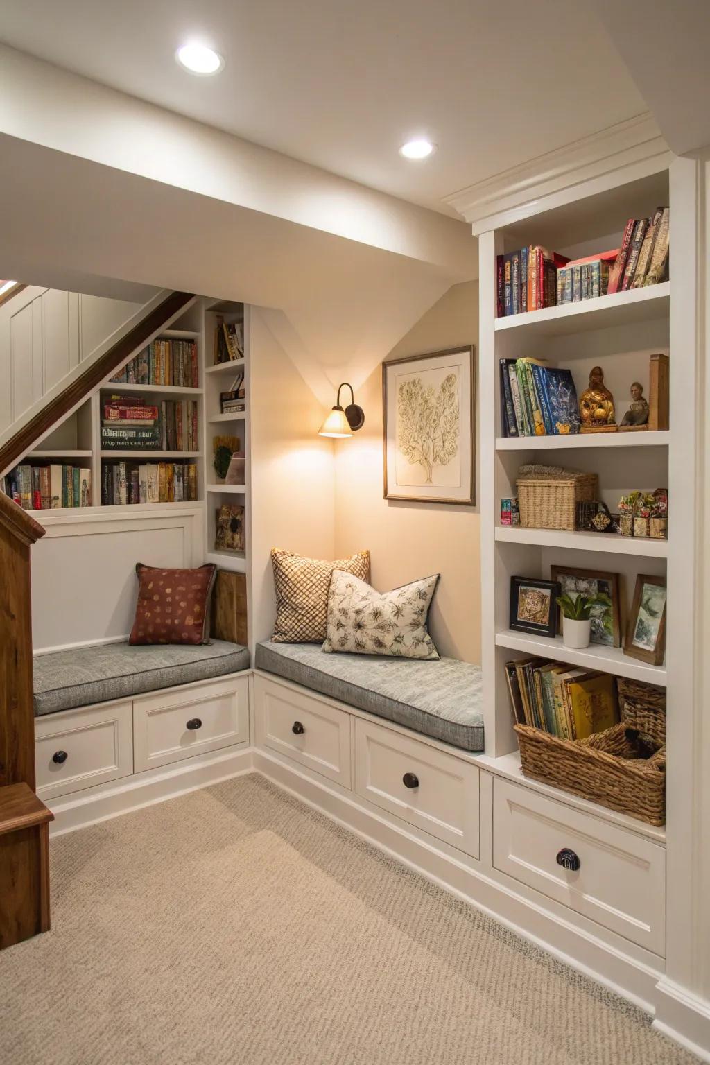 In-built furnishings are ideally suited for customized, space-efficient solutions.