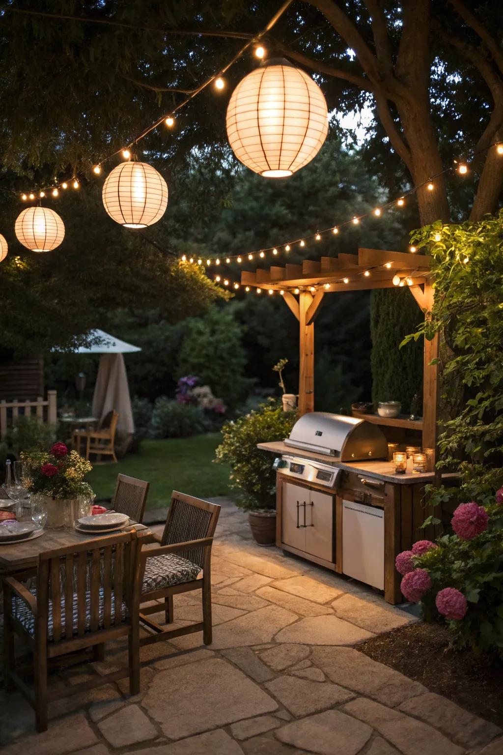 Groundbreaking illumination introduces a magical dimension for evening utilization.