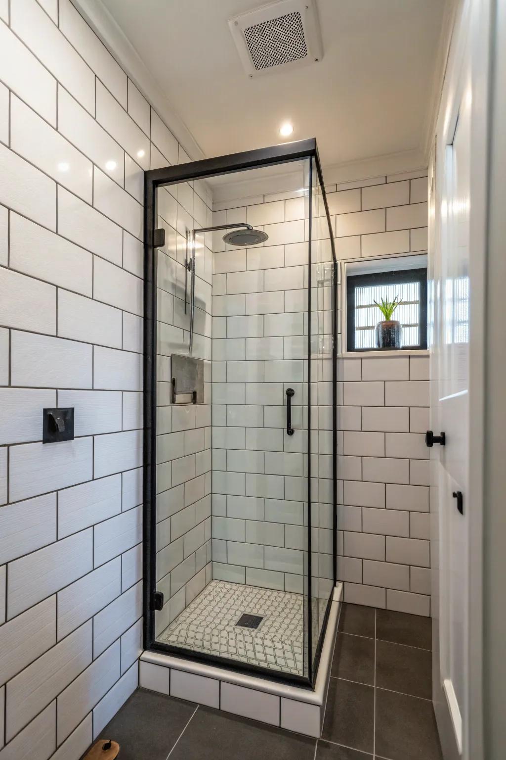 Tinted screens add a layer of sophistication to small spaces.
