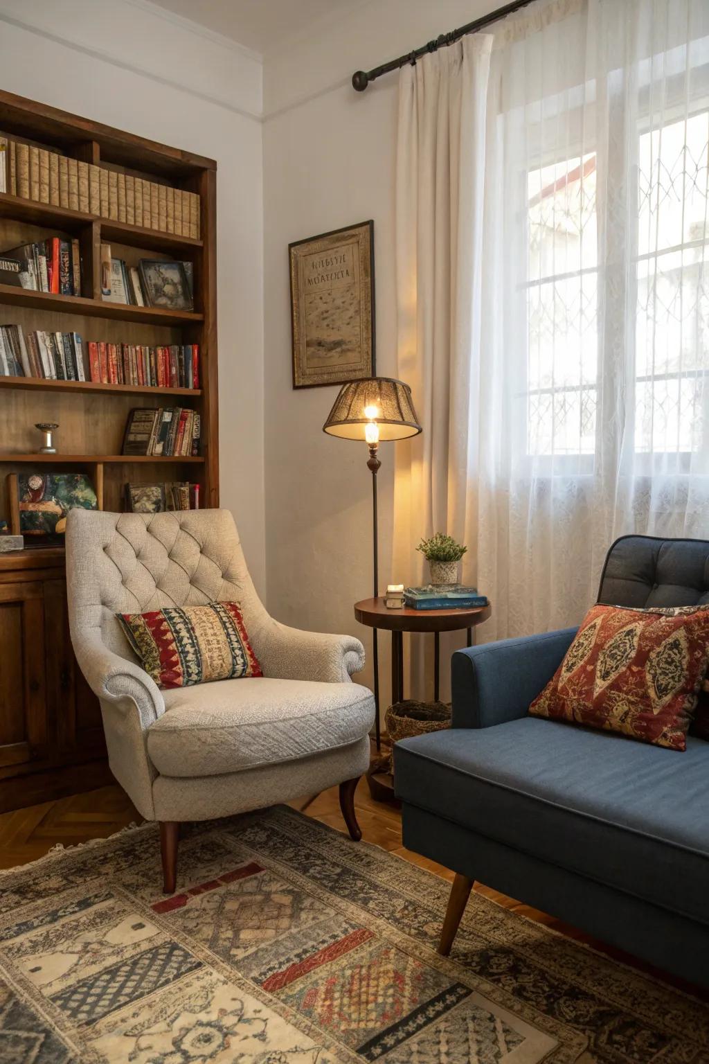 Combining vintage and contemporary pieces creates a unique and stylish contrast.