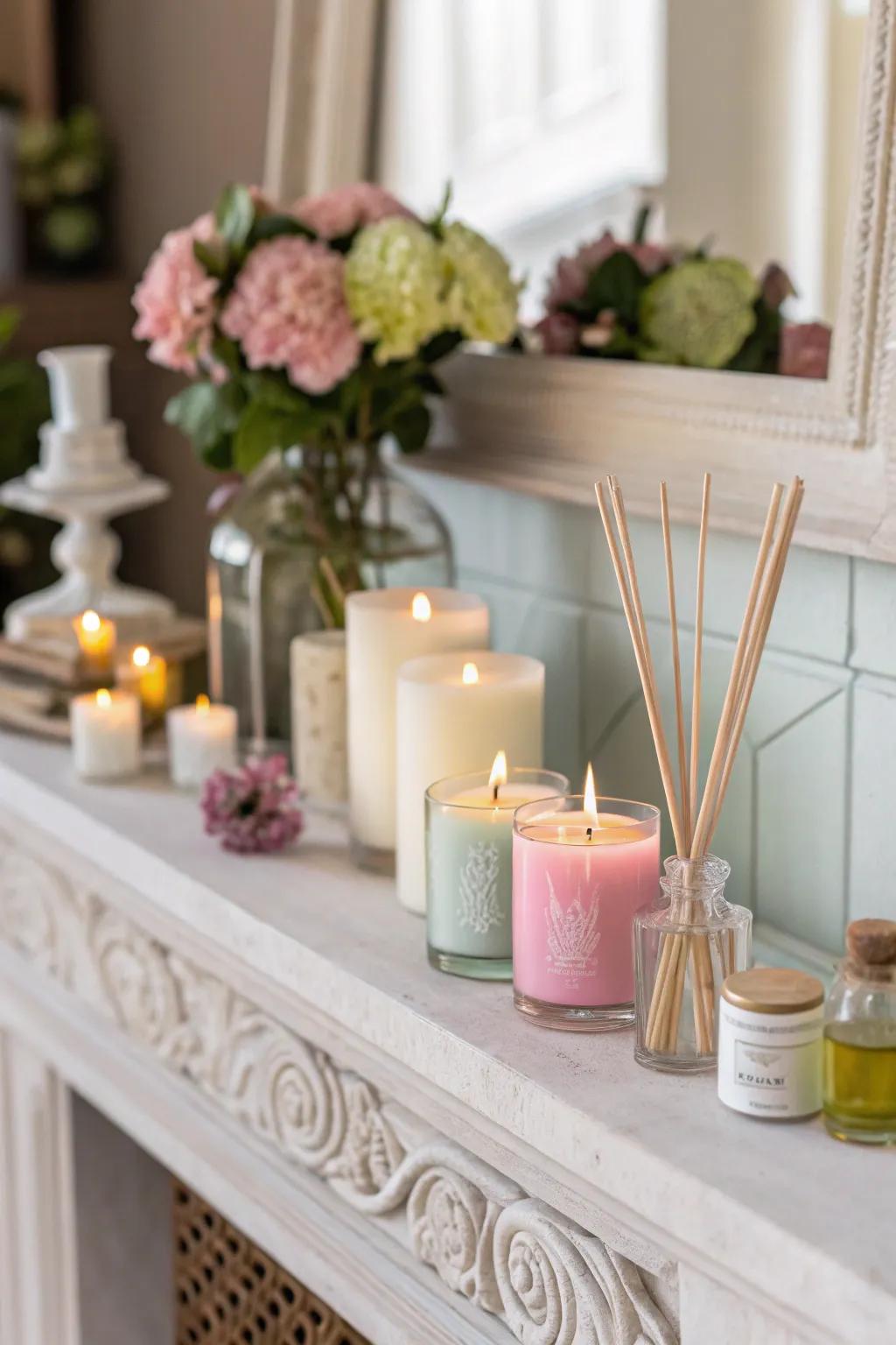 Spring fragrances invigorate your senses and enhance your decor.
