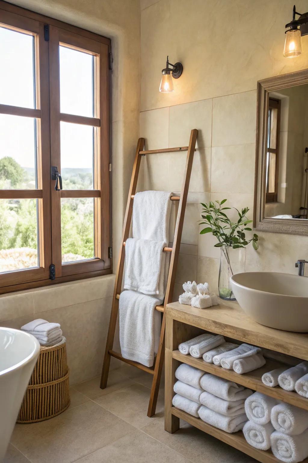 Create a luxurious atmosphere in the bathroom.