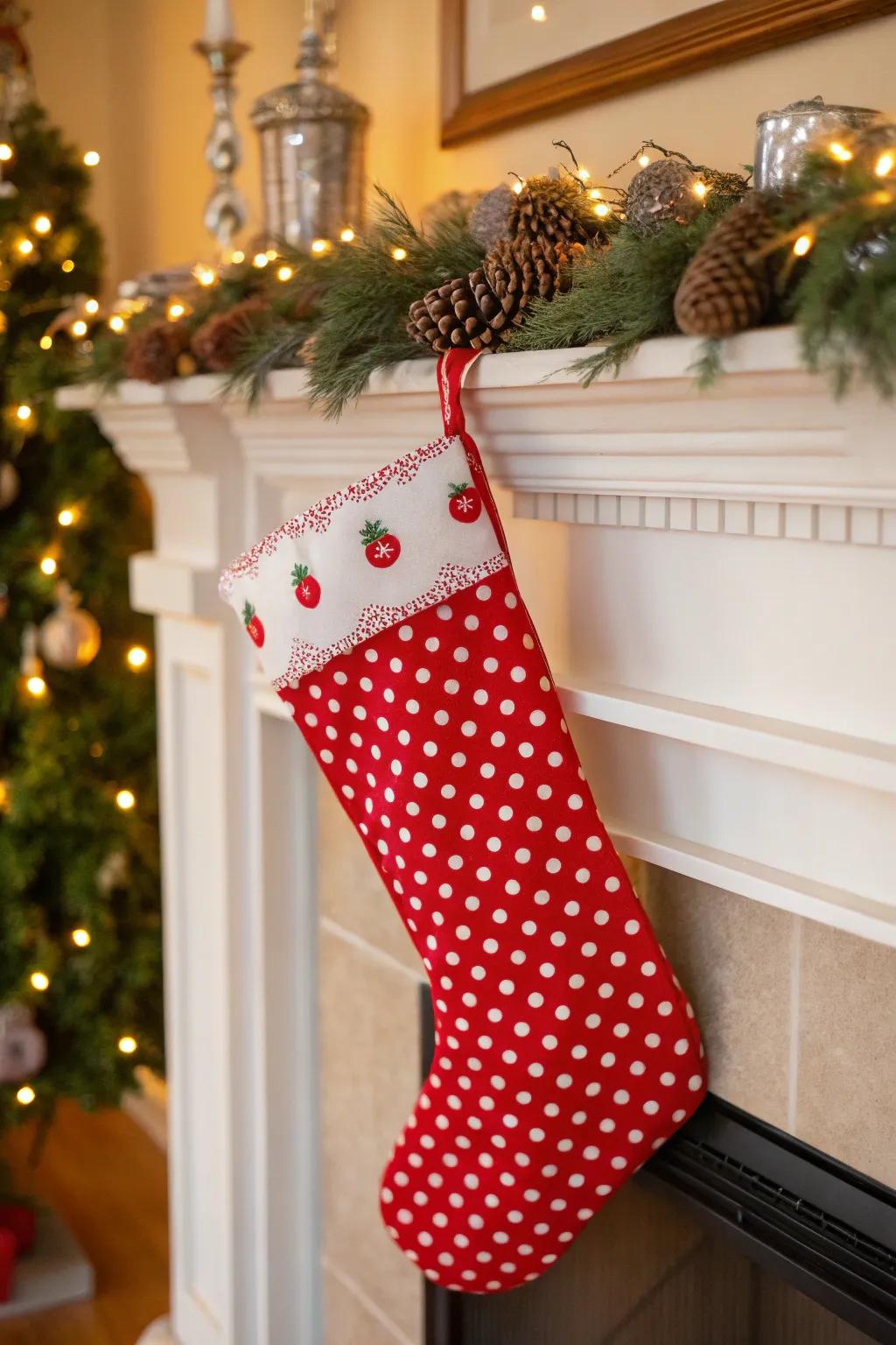 Specks contribute an upbeat flair.