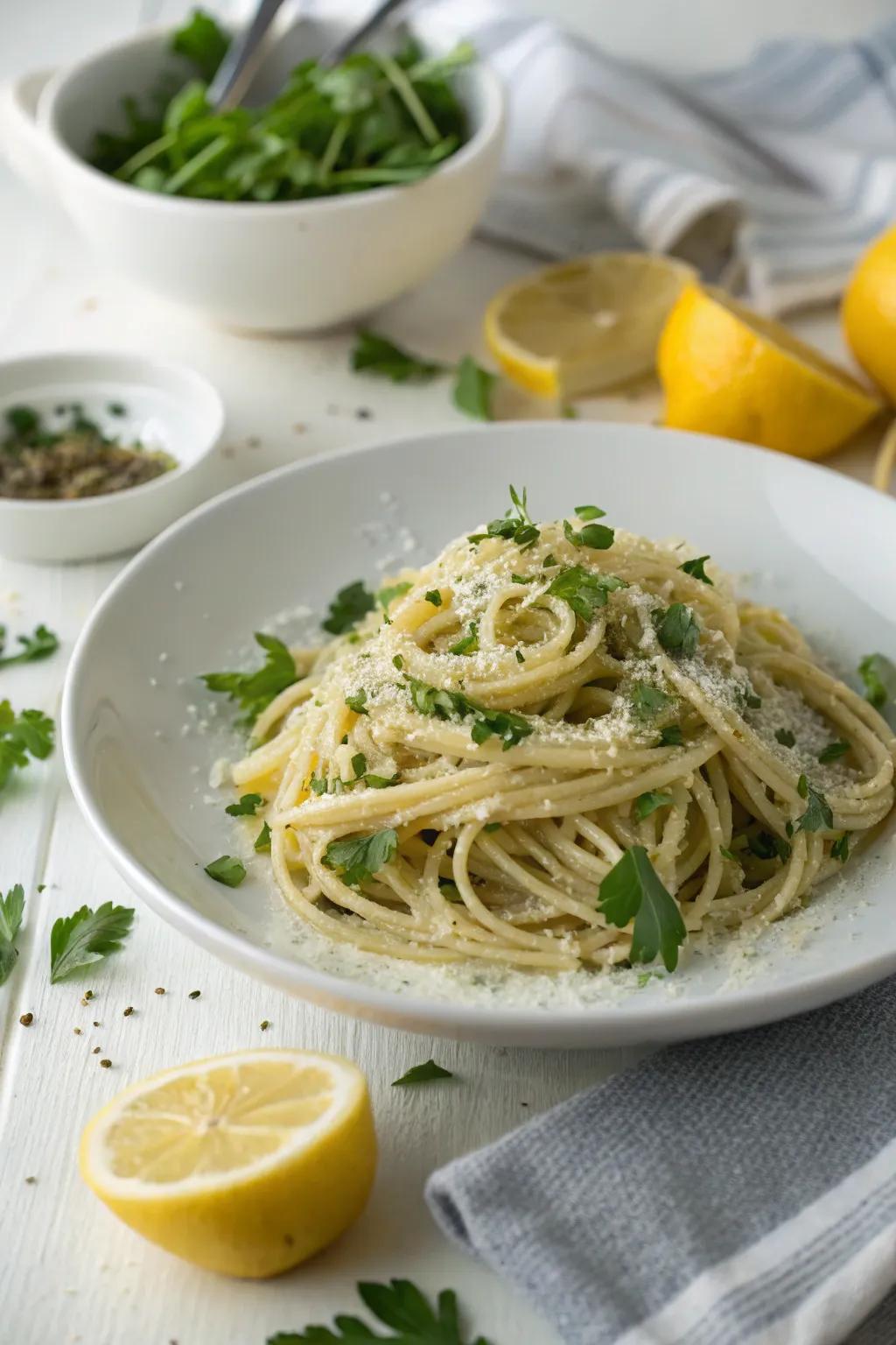 Light and delicious summer pasta.