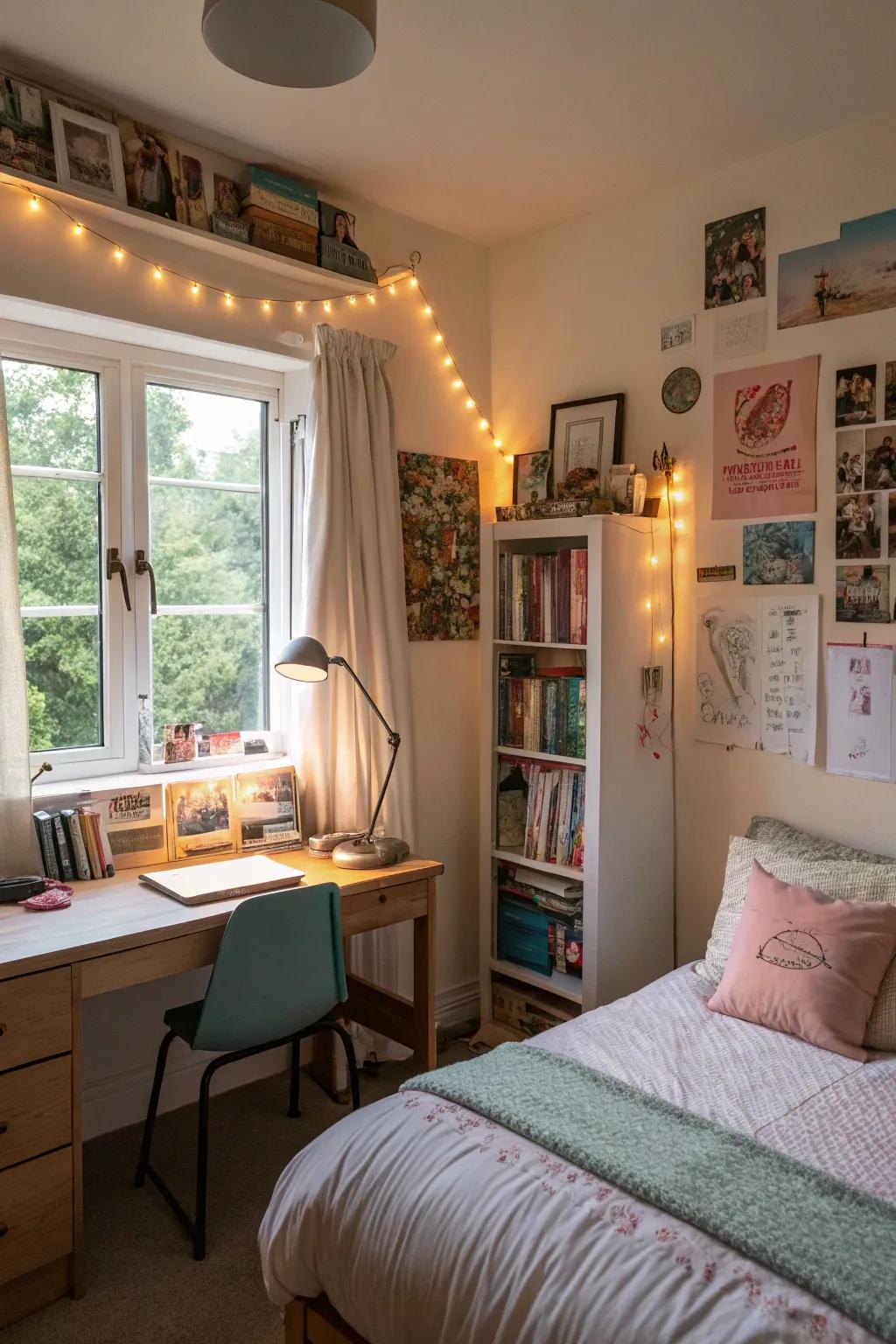 Different lighting styles improve the feel of a room.