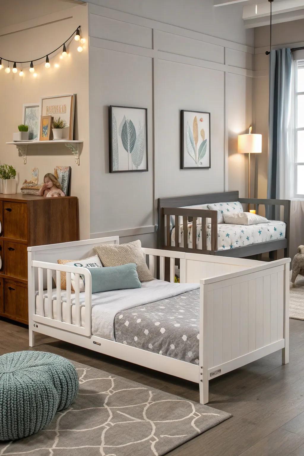 A convertible bed that adapts to growth.