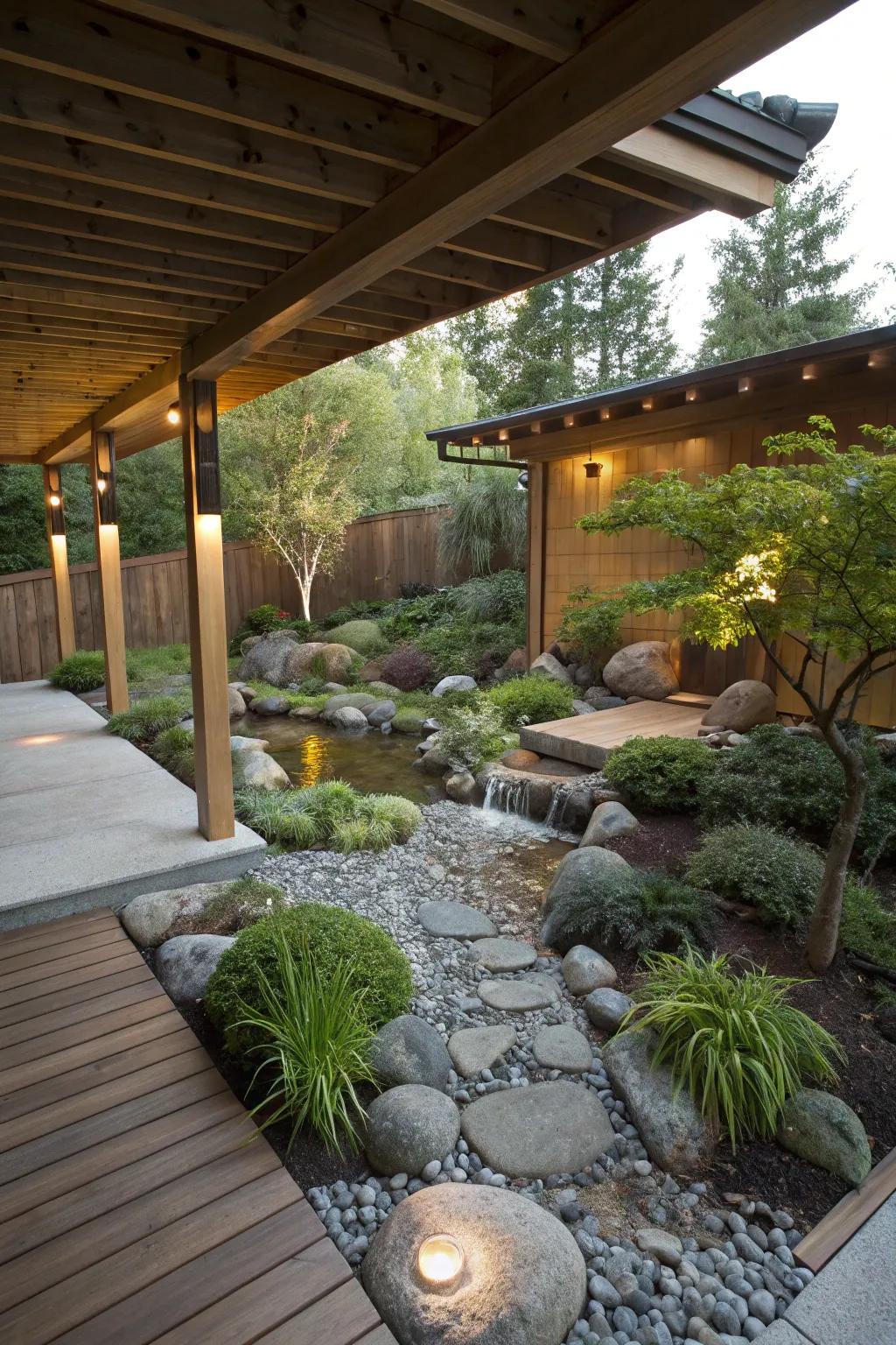 Find serenity in a Zen sanctuary.