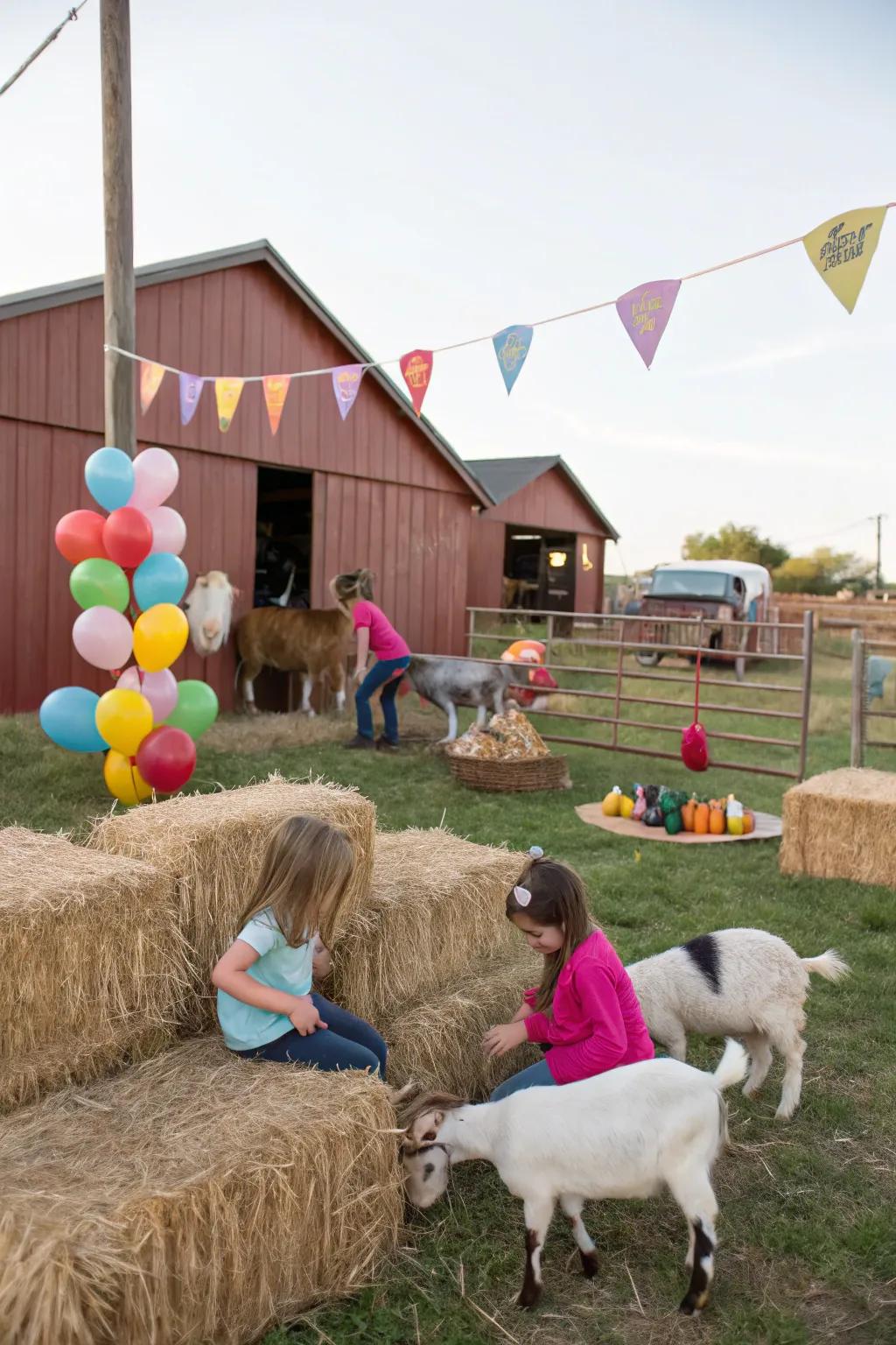 Bring the charm of the country using a delightful farm-themed celebration.