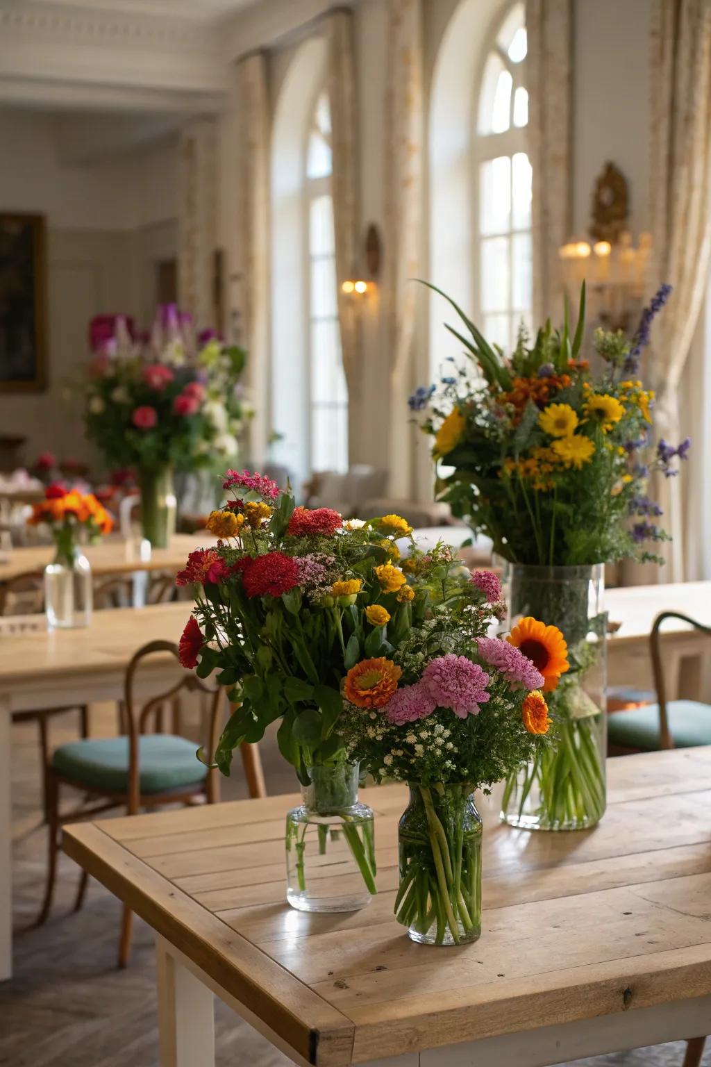 Fresh blooms infuse your space with life and color.