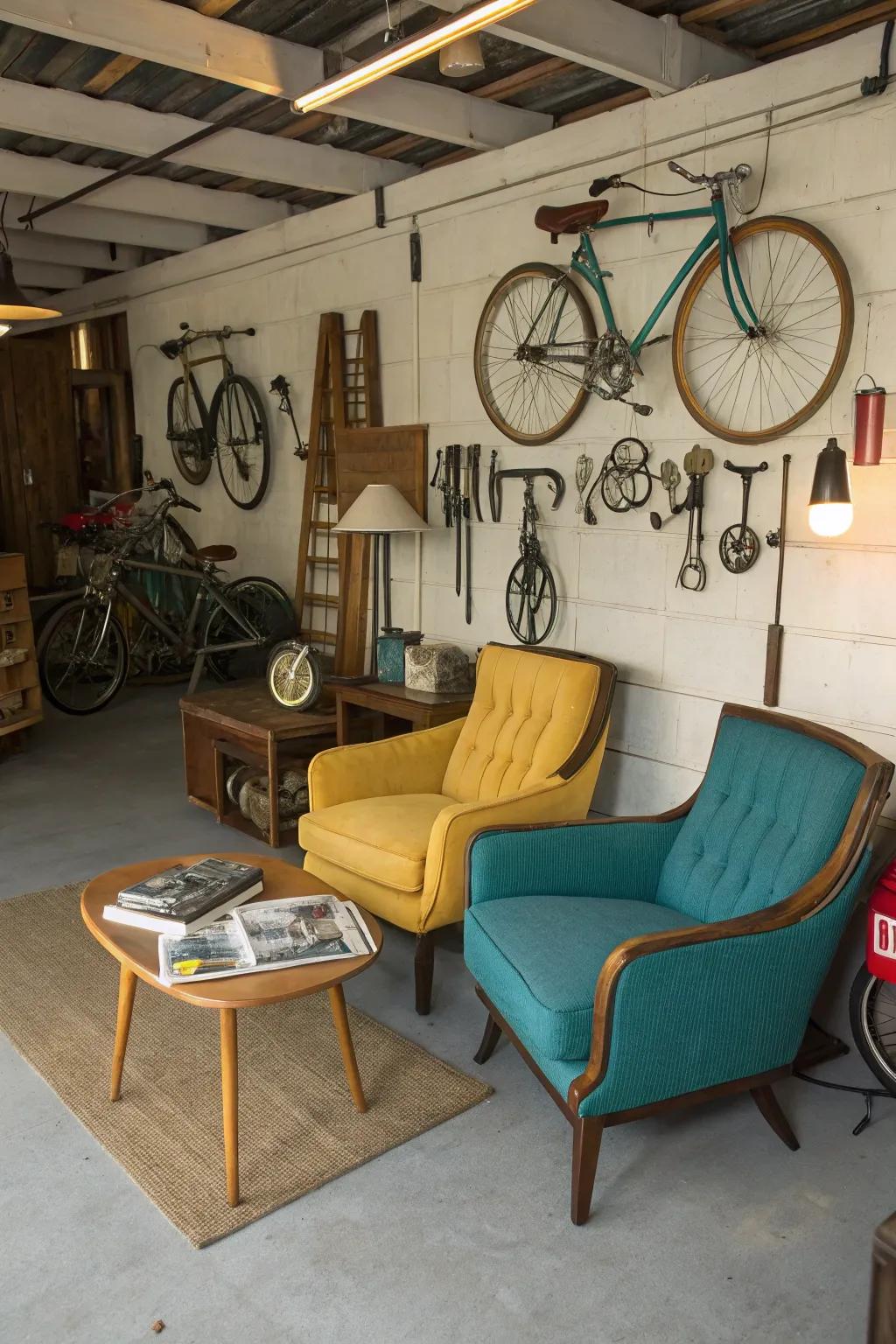 A comfortable seating space offers an ideal spot for relaxation.