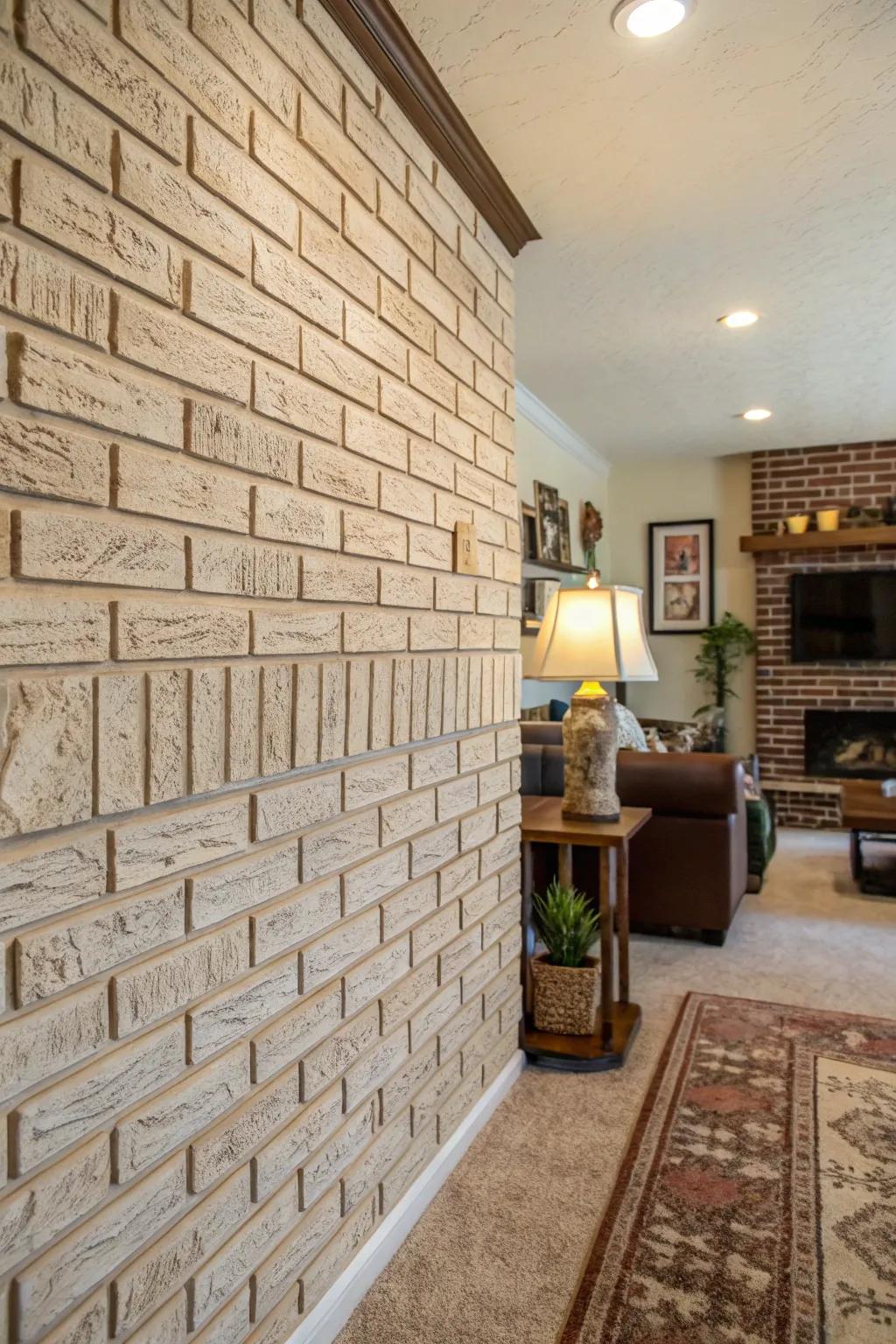 Faux finishes provide unique texture without commitment.