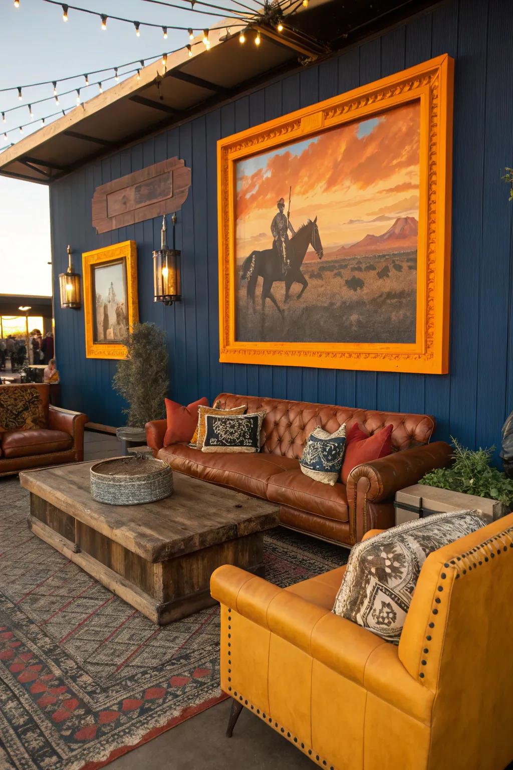 Your walls will have a captivating, nostalgic touch with vintage art.