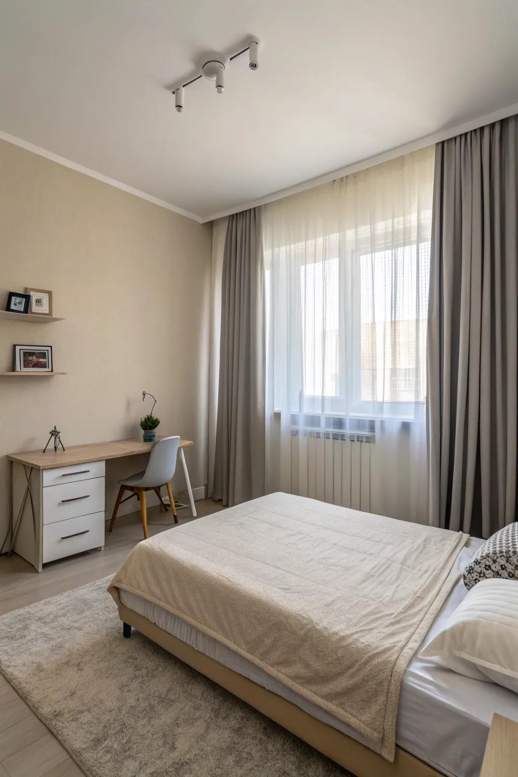 Achieve serenity with a minimalist design strategy.