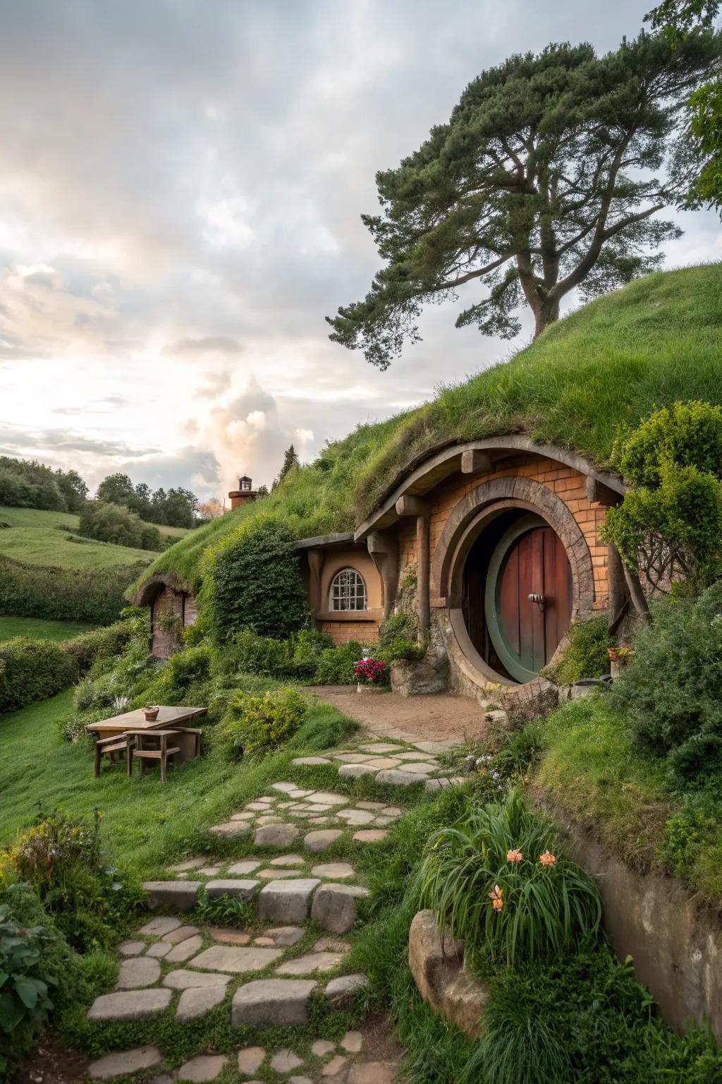 Live out your fantasy in a charming folk residence.