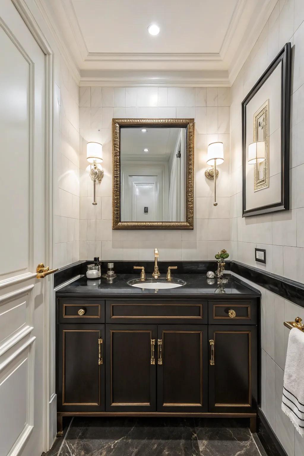 Coal countertops make a bold and stylish statement.