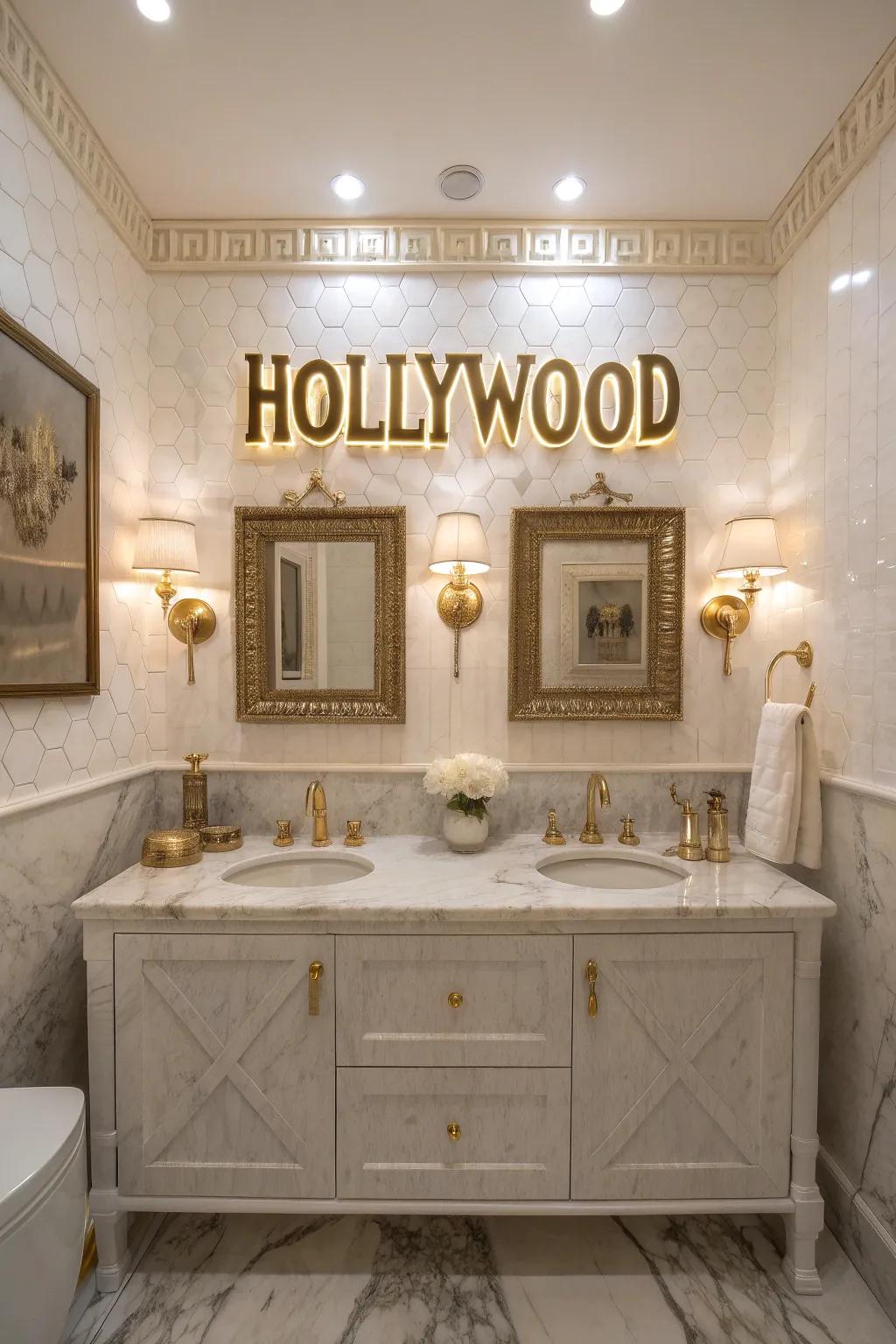 Contribute a hint of Hollywood glamour through luxurious markers.