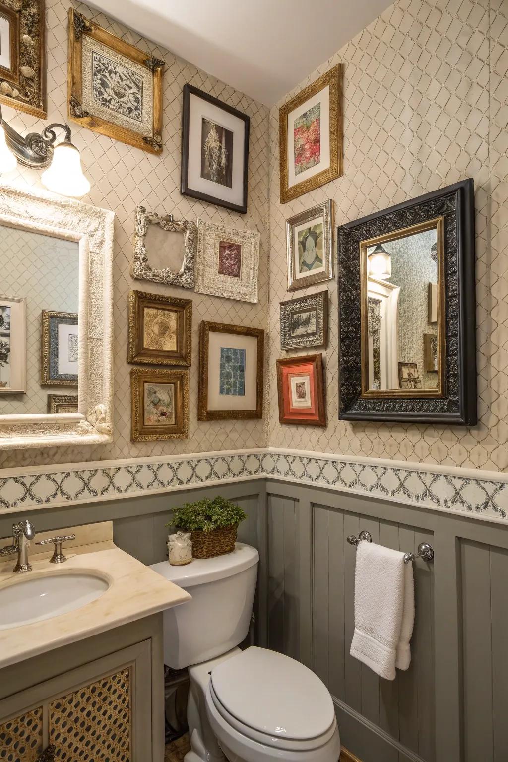 Diverse edging mixes engender a vibrant and animated aesthetic.