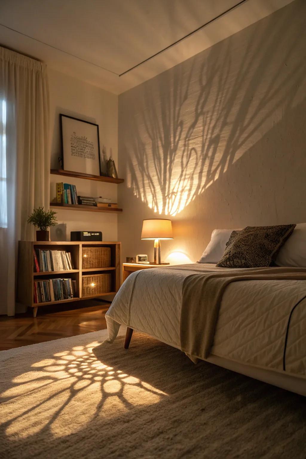 Under-sleeper illumination delivering a dreamlike glow.