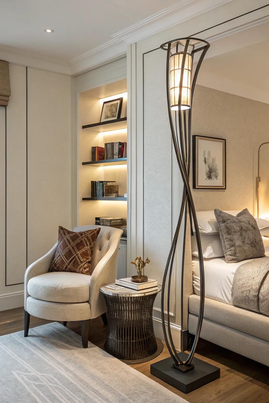 Figurative pieces introduce artistic interest to your decor.