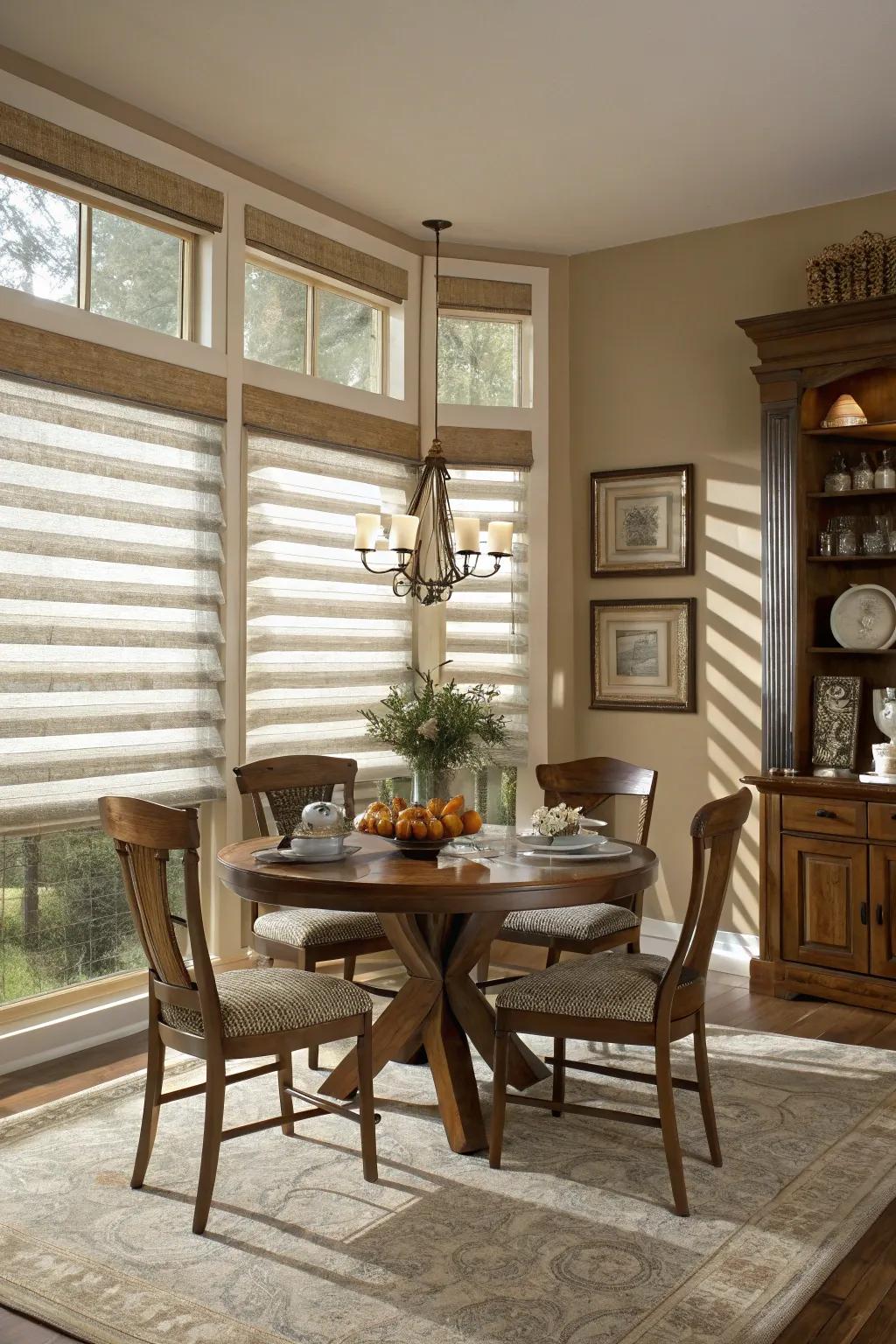 Layered coverings that infuse texture and depth into your space.