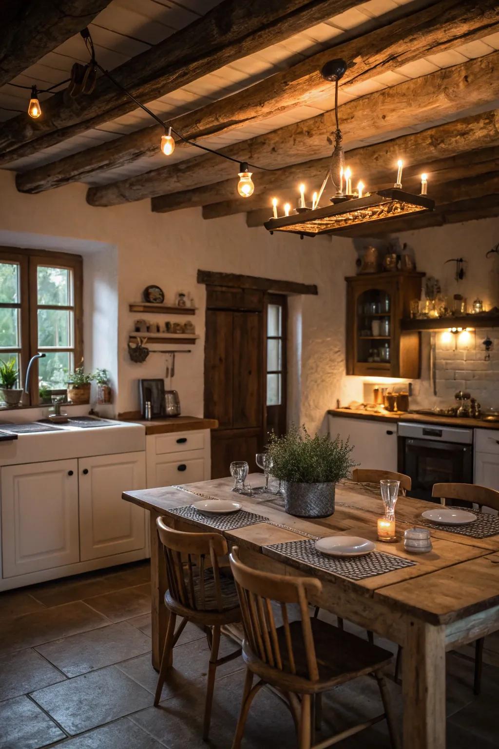 Capture the essence of country living with country lighting.