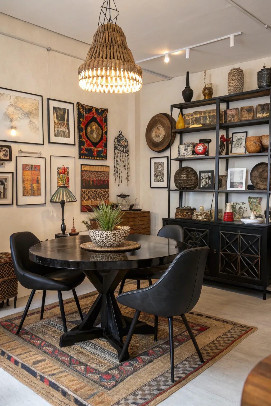 Unique furniture adds individuality.