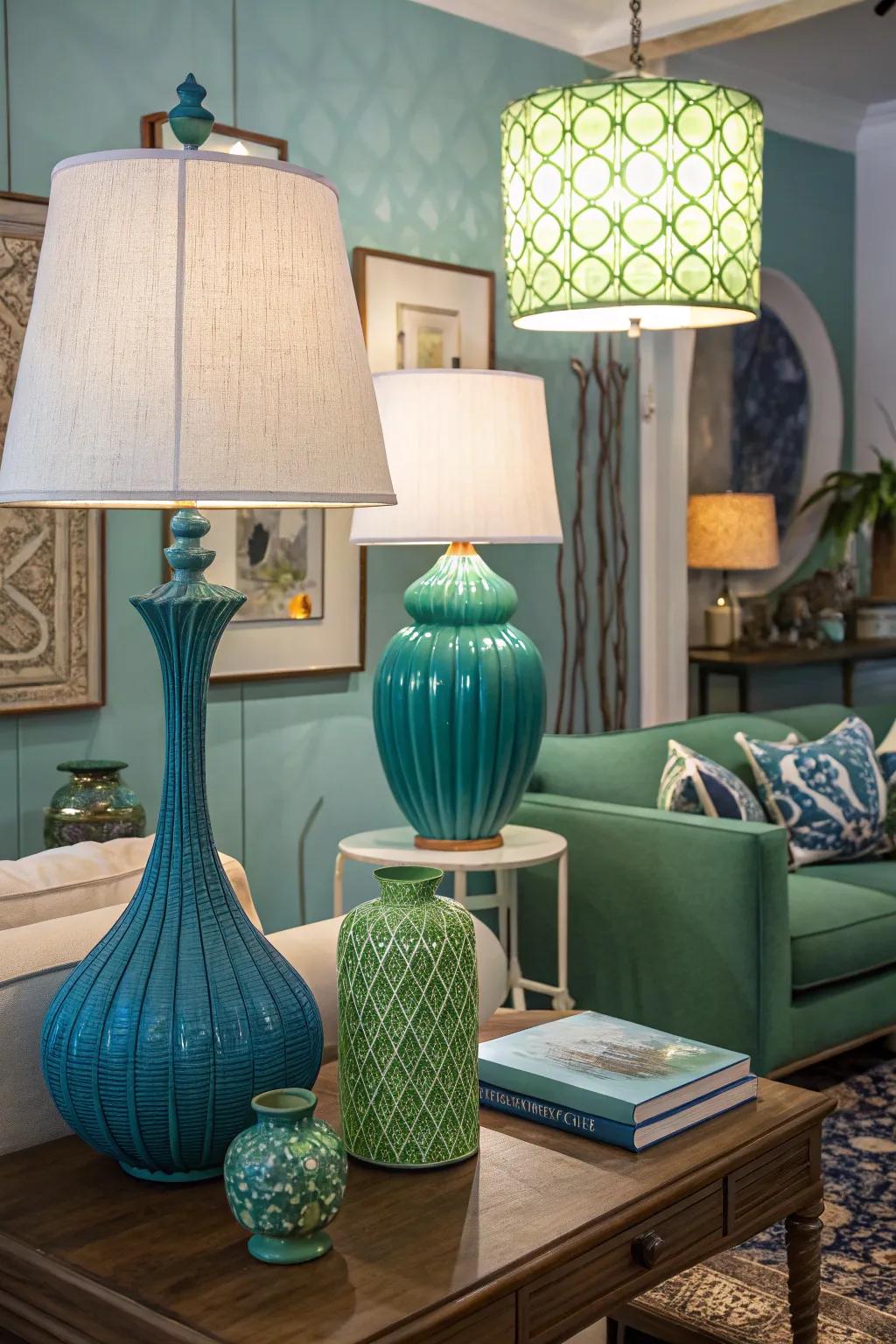 Modeled illumination unites function and artistic style.