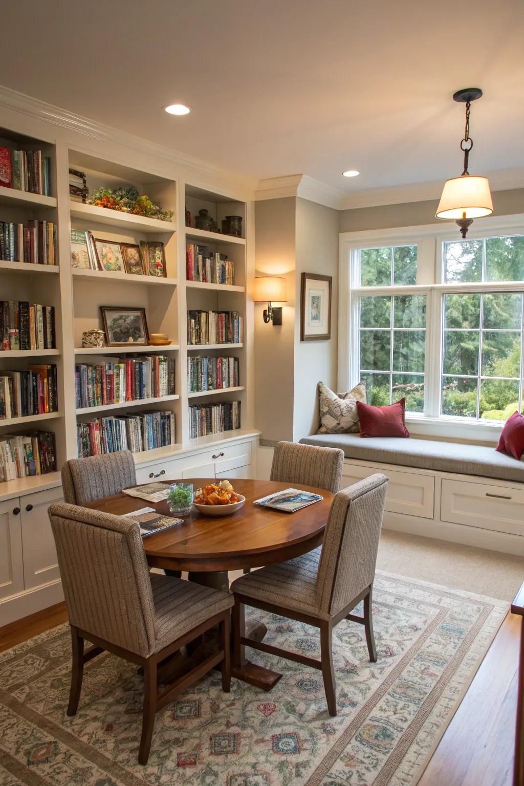 A flexible design lets your living room serve multiple functions.
