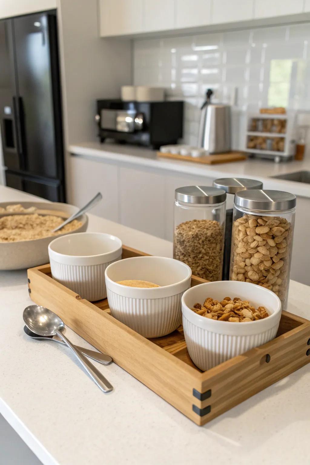 Streamlined design creates a calming environment.