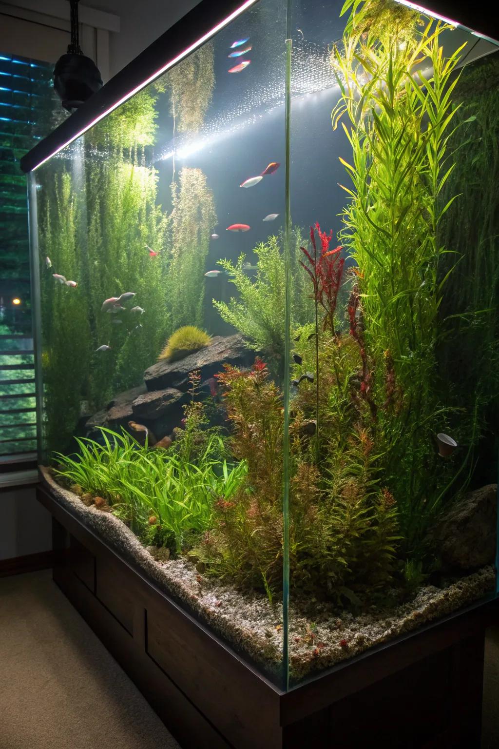 An underwater forest delivers a lush and advantageous habitat for fish.