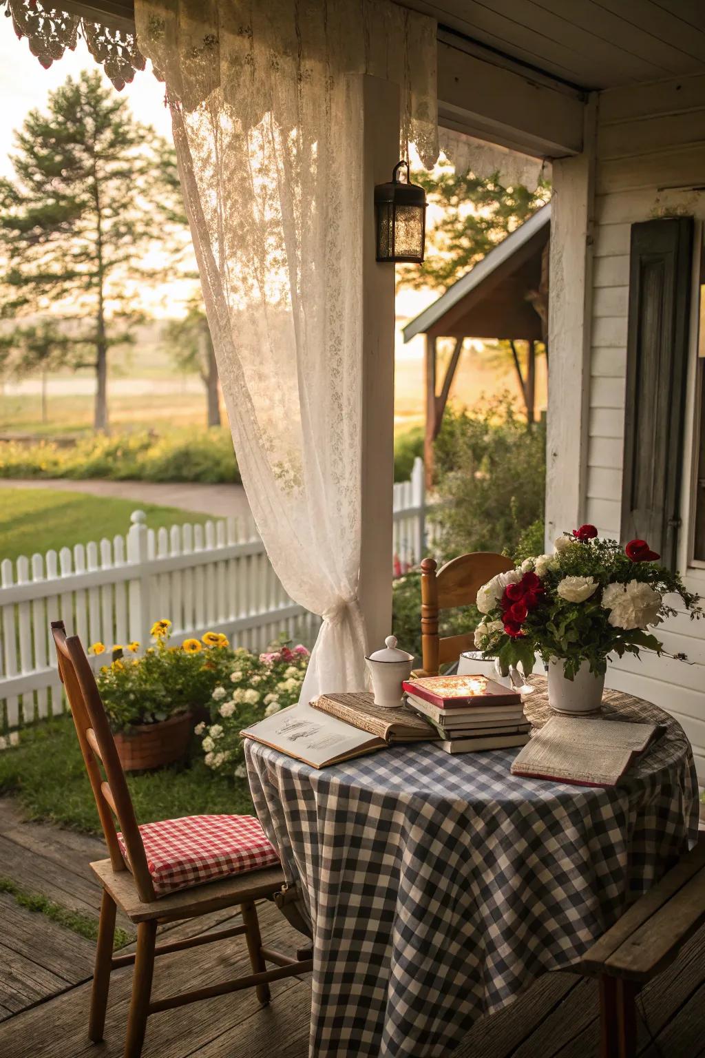 A charming morning area makes for delightful morning moments.