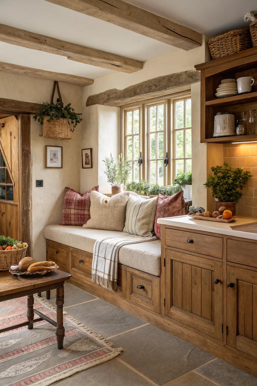 Cozy corners provide a perfect spot for relaxation and reflection.
