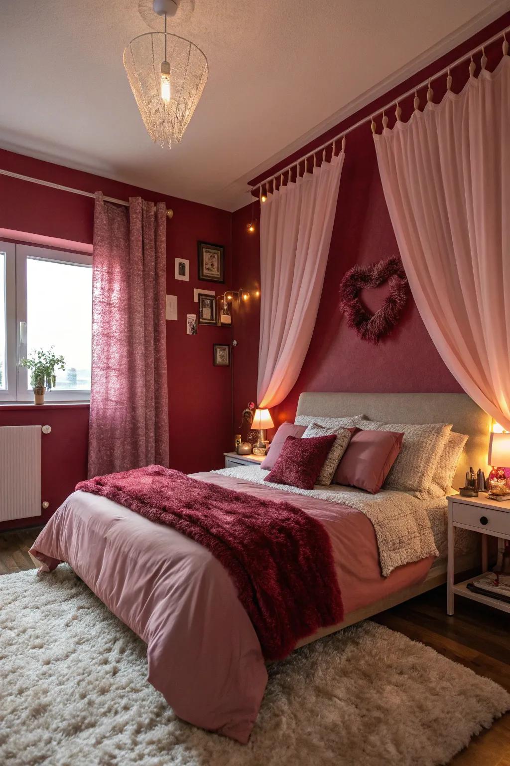 Romantic tones inject warmth and intimacy